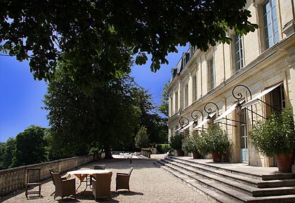 Vue sur le Domaine des Bidaudières à Vouvray