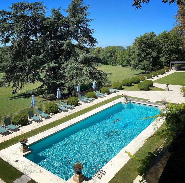 Architecture et jardin du Domaine des Bidaudières